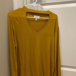 Trendy boutique top with neckline accent - dressy or casual